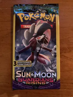 Pokemon Card - Guardians Rising - 3 Card Booster Pack - 4 Packs - Full Art Set - Image 2