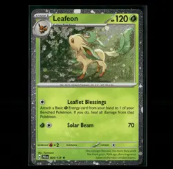 Leafeon Cosmos Holo 005/131 Miscellaneous Cards & Products 2026 NM Kuroimori - Image 1