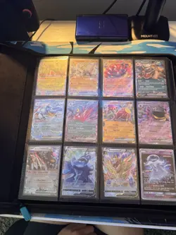 Vault X Binder w/ 70 Pokemon TCG & One Piece English Foil Full Art Cards - Image 2