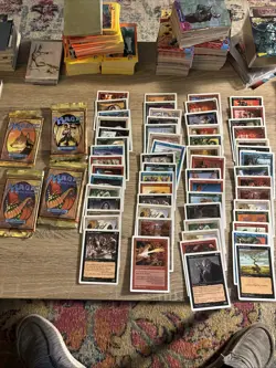 Vintage MTG Magic the Gathering 60 5th Fifth Edition Card Collection Lot Wrapper - Image 1