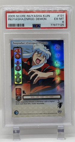 Inuyasha Enraged Demon 2005 Score PSA 6 #131 Kijin Ultra Rare Card TCG - Image 3