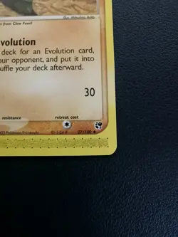 Pokemon Card Anorith 27/100 EX Sandstorm Uncommon - Image 5