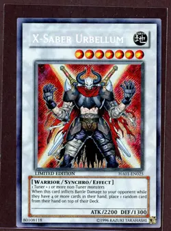 X-Saber Urbellum Holo Secret Rare Yu-Gi-Oh! Card HA01-025 NM - Image 1