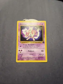 1999 Pokemon Mewtwo 70HP Promo Card Warner Bros First Movie Card LV.60 #150 (MP) - Image 1