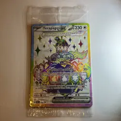 Terapagos ex 165 Sv: Scarlet & Violet Holo SEALED PROMO Full Art Pokemon Card - Image 1