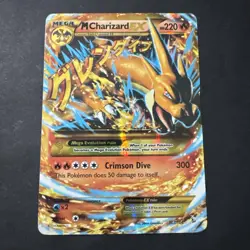 Pokemon 2014 M Charizard EX Secret Ultra Rare Holo Card XY Flashfire 107/106 - Image 1
