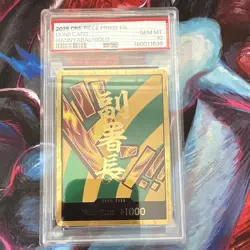Bandai One Piece Hannyabal Gold Foil Don!! PRB02 EN 2025 PSA 10 - Image 1