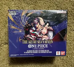 One Piece TCG English OP14-EB04 The Azure Sea's Seven Booster Box Sealed - Image 1