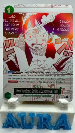 I Know You're Strong... OP13-040 3rd Anniversary Treasure Campaign Pack Luffy NM - Image 1