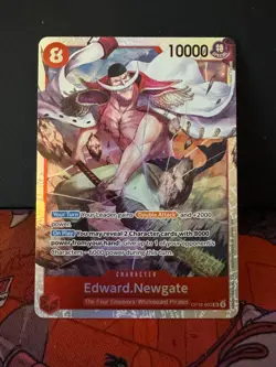 Edward.Newgate OP16-003 Super Rare The Time of Battle One Piece Foil Near Mint - Image 1