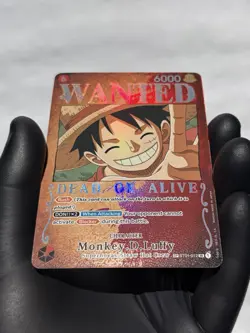 Monkey.D.Luffy (Wanted Poster) ST01-012 - Pillars Of Strength OP03 One Piece SP - Image 3