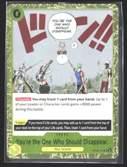 You're the One Who Should Disappear Wings of the Captain #OP06-115 Rare - Image 1