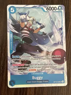 Buggy OP16-048 Super Rare One Piece The Time of Battle - Image 1