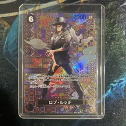 Rob Lucci (SP Parallel) OP03-092 SR Awakening of the New Era ONE PIECE Japanese - Image 1