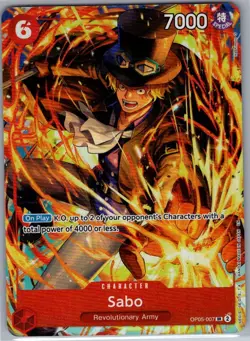 Sabo (Illustration Box Vol.5) OP05-007 English One Piece Promo - NM - Image 1