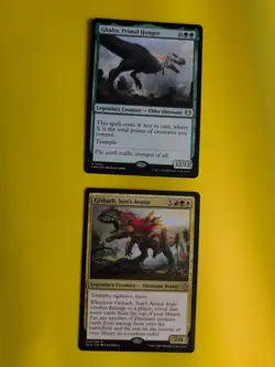 Gishath, Sun's Avatar. XLN & Ghalta,Primal Hunger Magic the Gathering 2 Card. - Image 1