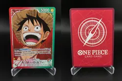 Monkey.D.Luffy OP13-001 Leader Carrying on His Will One Piece Japanese NM - Image 3
