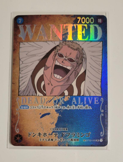 V3 ONE PIECE Card Game Mighty Enemies ST03-009 Doflamingo SP Character - Image 1