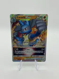 Lucario VSTAR SWSH214 SWSH: Sword & Shield Promo Cards Holo - Image 1
