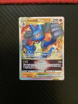 Lucario VSTAR SWSH214 SWSH: Sword & Shield Promo Cards Holo Pokemon - NM - Image 1