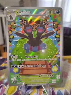 Zweilous 147/086 Holo Illustration Rare White Flare Pokemon Near Mint - Image 1