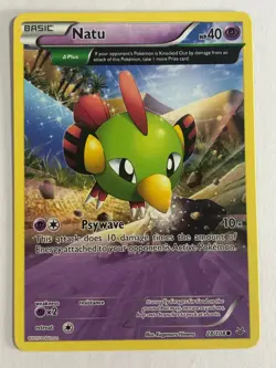 Pokemon TCG Roaring Skies Natu 28/108 Near Mint - Image 1