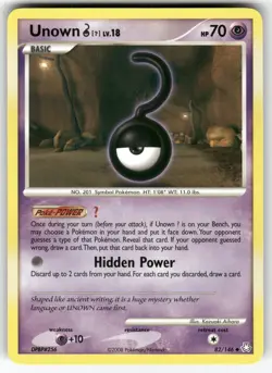 Unown [U] 82/146 Legends Awakened Pokemon Lightly Played - Image 1