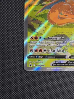 Pokemon TCG Charizard V Swsh260 Black Star Promo Sword & Shield Lightly Played - Image 3
