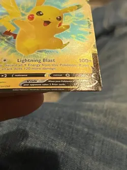 Pokemon TCG Pikachu V SWSH198 PROMO Holo LP ENG - Image 5