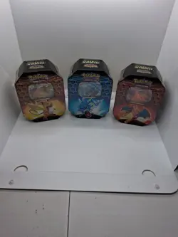 Pokemon Hidden Fates Tin Charizard, Raichu, Gyarados - Set of 3 - Factory Sealed 820650804816 - Image 1