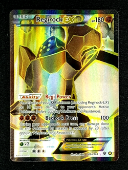 Pokemon TCG Regirock EX 43a/124 Alt Art XY Premium Trainer Collection Promo NM - Image 1