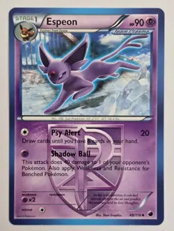 Pokemon ESPEON (Team Plasma) 48/116 Plasma Freeze - Near Mint 🍒 - Image 2