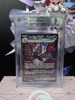Pokemon Charizard ex 234/091 Paldean Fates SIR BGS 9 Mint Holo Full Art English - Image 1