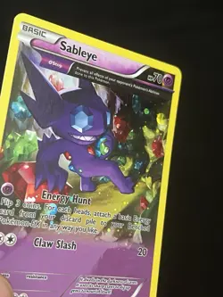 Sableye - XY92 - Holo Pokemon XY Black Star Promo MP - Image 2