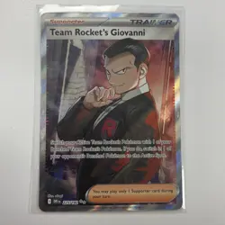 Pokemon TCG-Team Rocket’s Giovanni 225/182 Ultra Rare Full Art- Destined Rivals - Image 1