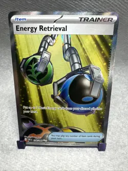 TCG Pokemon Trainer Energy Retrieval 108/086 ME04: Chaos Rising Ultra Rare NM - Image 1