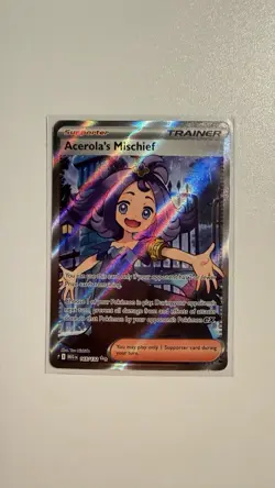Acerola's Mischief 165/132 Ultra Rare Mega Evolution Pokemon Nm - Image 1