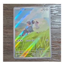 The Pokemon Company Hop's Wooloo Sv09 170/159 Illustration Rare Full Art Holo - Image 1