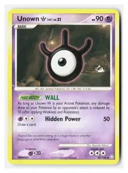 Pokemon TCG Legends Awakened Unown (W) 80/146 Uncommon - Image 1