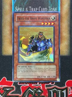 Yugioh Freed The Brave Wanderer IOC-EN014 Super Rare Worldwide Edition NM - Image 1
