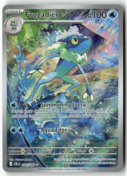 Frogadier [CRI - 089/086] Illustration Rare ME04: Chaos Rising EN NM - Image 1