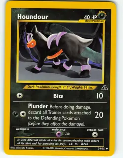 Houndour - 39/75 Neo Discovery - Pokemon TCG - 2001 - Image 1