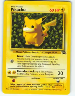 Pikachu - 1/53 Wizards Black Star Promos - Pokemon TCG - 1999 - Image 1