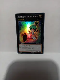 Yu-Gi-Oh! TCG Melomelody the Brass Djinn Xyz Symphony YS12-EN042 Ist Ed Super Ra - Image 2