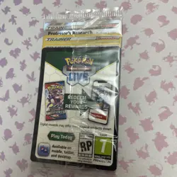 Pokemon TCG Professor's Research (Professor Juniper) SWSH152 + 3 Holos SEALED - Image 1