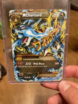 Pokemon TCG Charizard M Charizard EX 108/106 Flashfire Secret Rare Full Art Holo - Image 3