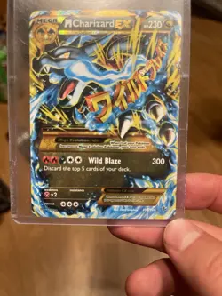 Pokemon TCG Charizard M Charizard EX 108/106 Flashfire Secret Rare Full Art Holo - Image 5