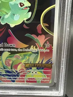 2025 Pokemon MEG EN Bulbasaur Enhanced Bstr Box Topper #133 PSA 9 MINT - Image 2