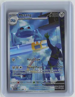 Metang 094/086 Holo Illustration Rare Chaos Rising Pokemon Near Mint - Image 1