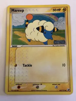 Mareep 62/115 Ex Unseen Forces Reverse Holo Lightly Played Pokemon Card - Image 1
